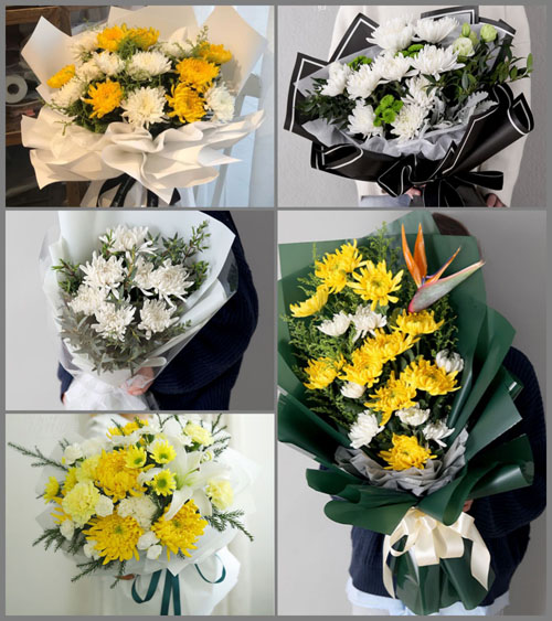 广东广州市天河区元岗街道白事花束代送